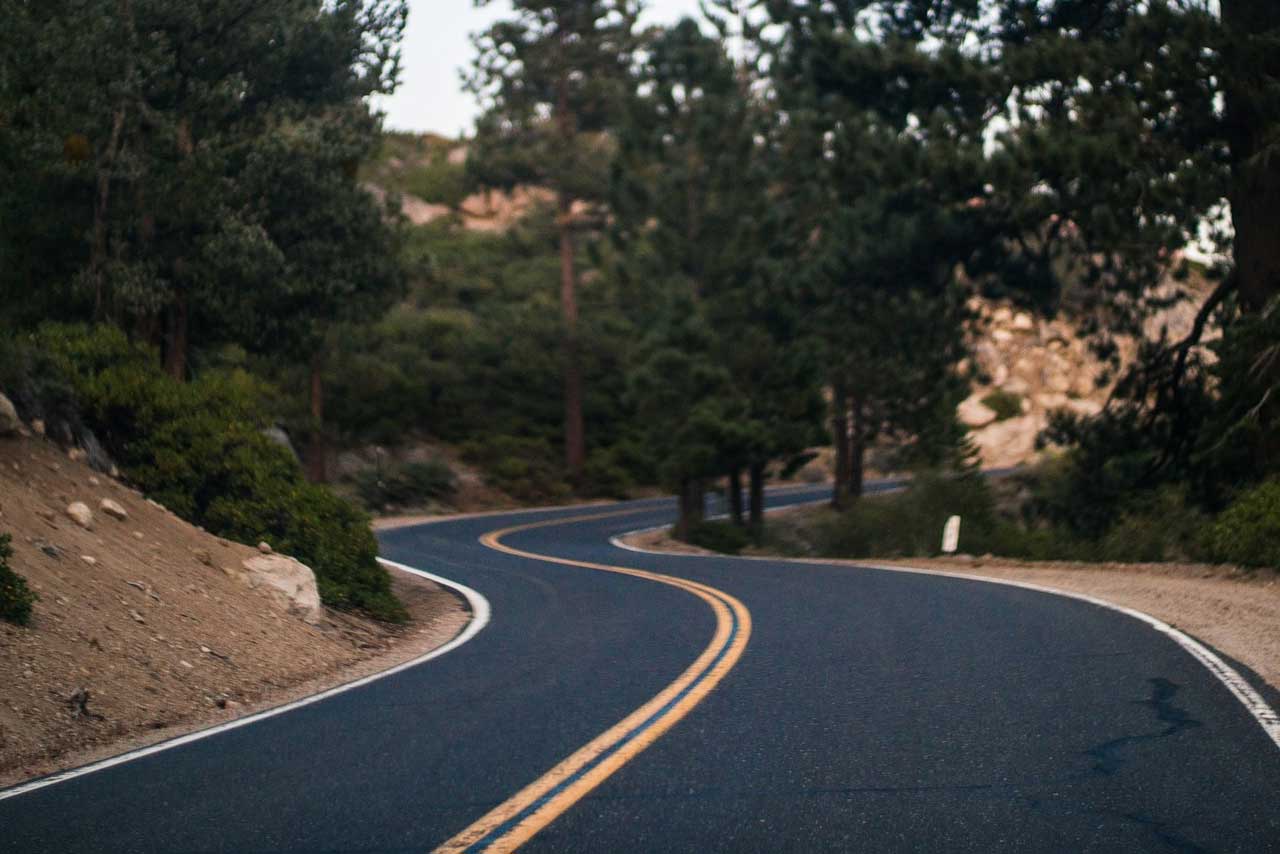 Windy road Windy road