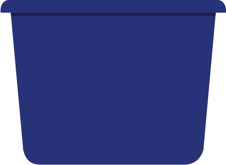 Blue bin